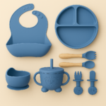 Silicone Baby Feeding Set - 8pcs