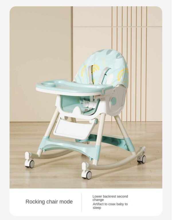 3-In-1 Premium Quality Foldable Baby Feeding high Chair - Image 3