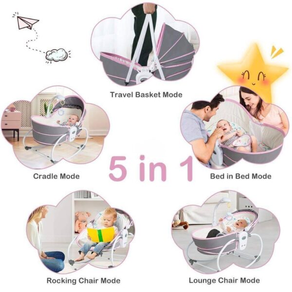 Mastela 5 in 1 Rocker and Bassinet - Image 2